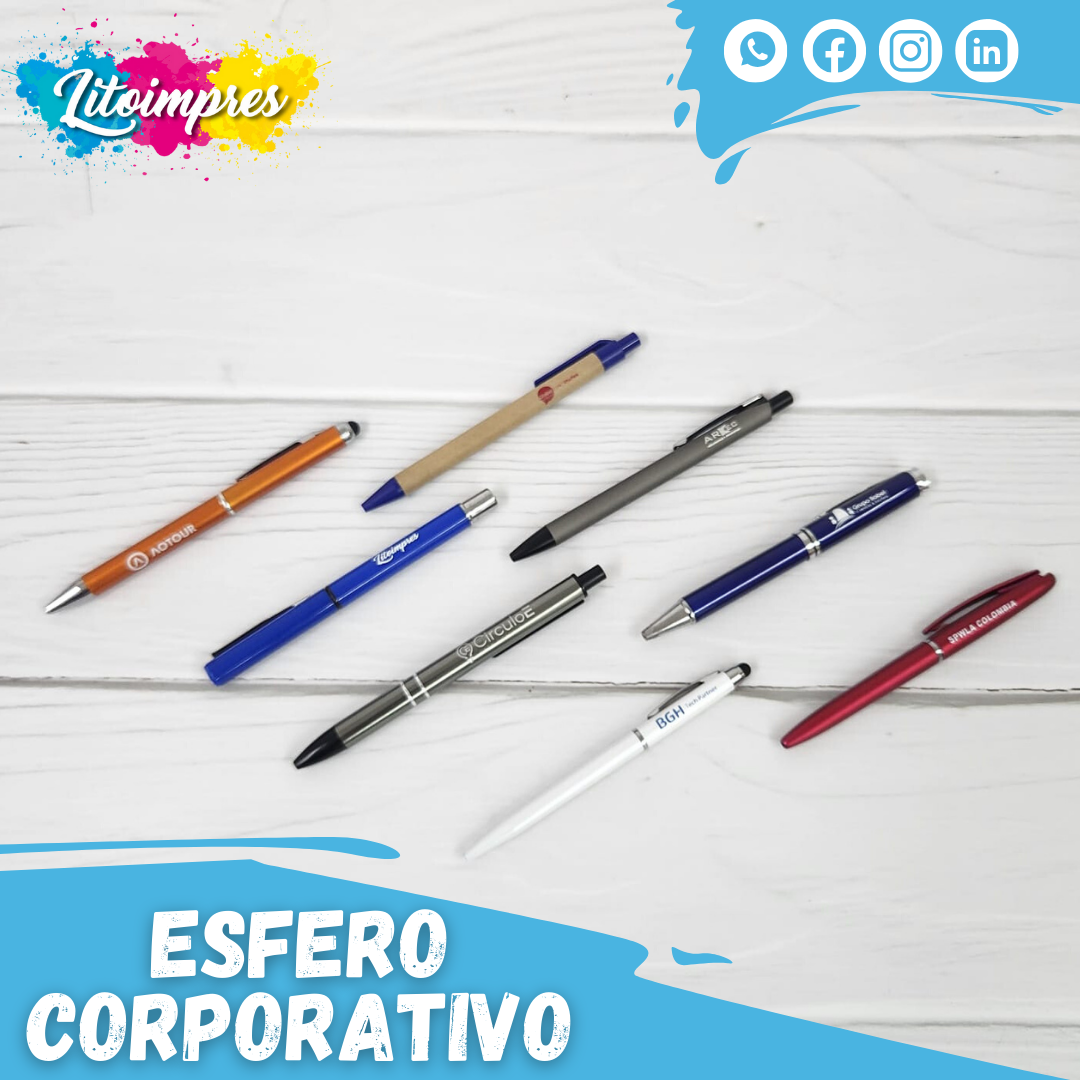 litoimpres -  publicitaria - esferos